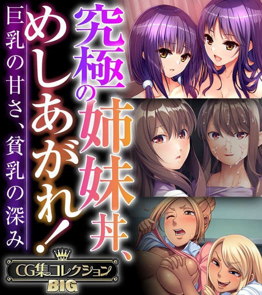 究極の姉妹丼、めしあがれ！〜巨乳の甘さ、貧乳の深み〜【CG集コレクションBIG】-評価|大人のSEXY絵本-大人のSEXY絵本❤単行本